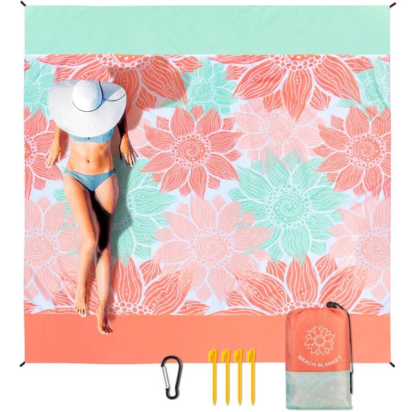 HIHOHO 防水防沙 沙滩毯 B09Q91Y867