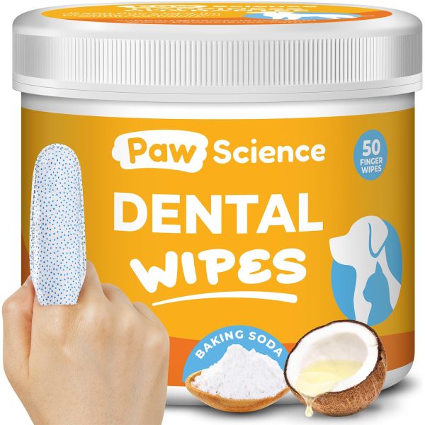 Paw Science 宠物牙齿清洁湿巾 B0DHFMPTD8