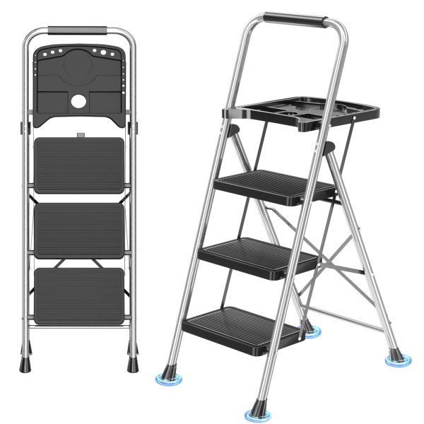 DIAMONDFORGE 三步折叠梯凳 B0CKQD5XFN