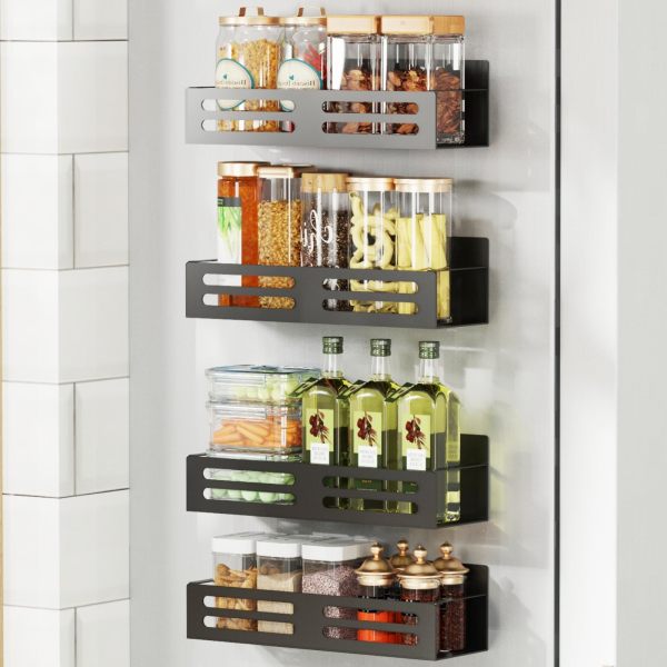 Roysili 冰箱磁吸调味品架 B0BQYGHRS8