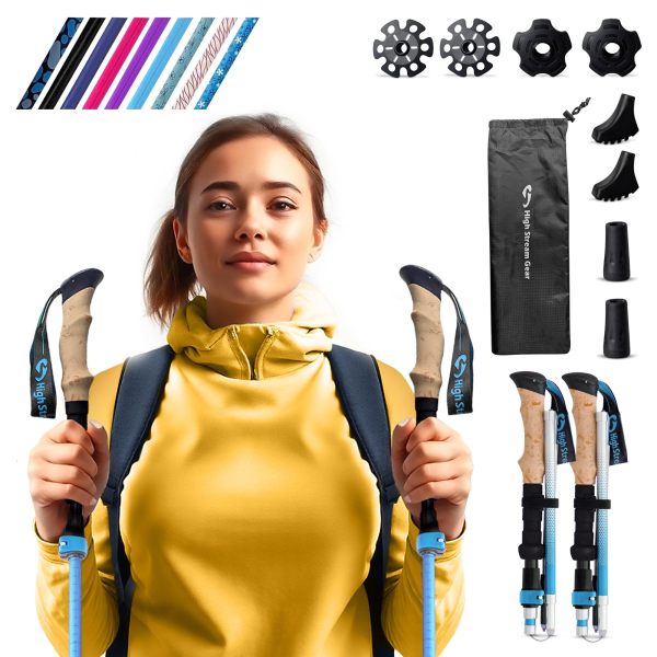 High Stream Gear 折叠登山杖 B07D4321M3