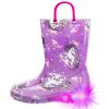 HugRain 儿童发光雨靴 B0D6YLN4TM