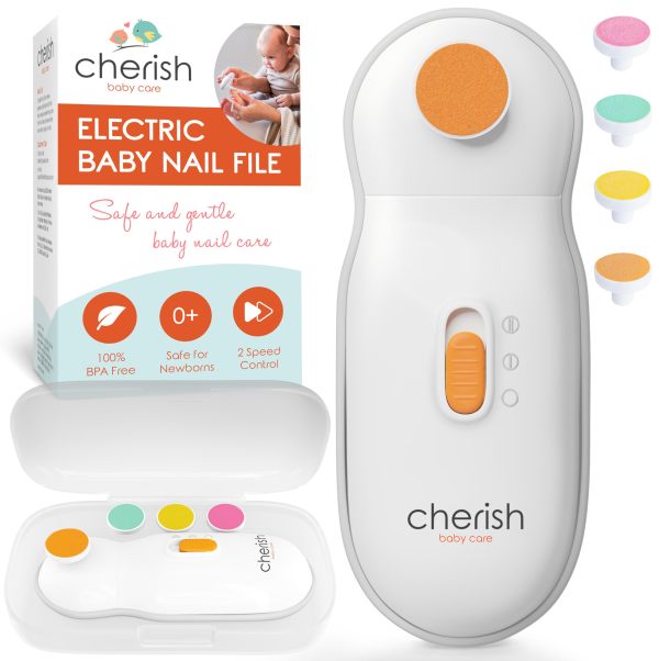 Cherish Baby Care 婴儿电动指甲修剪器 B07JQBKMVR