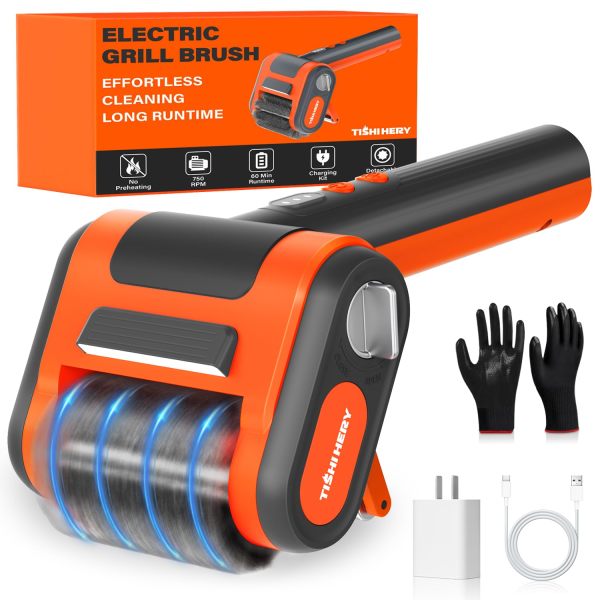 TISHI HERY 无线充电 烧烤炉清洁刷 B0FN4G7FRT