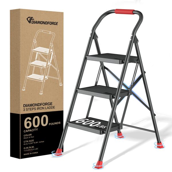 DIAMONDFORGE 折叠式踏步梯 B0DMN6TH9L