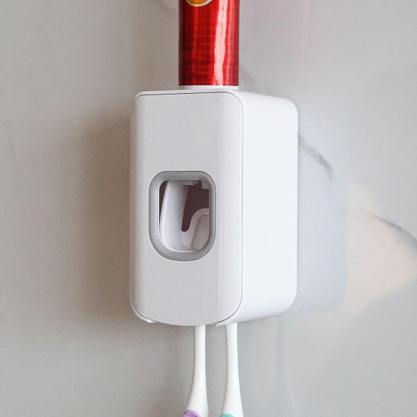 LUEXBOX 牙刷架与牙膏挤压器 B0CJXZBVC6