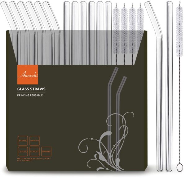 ANNVCHI 玻璃吸管 B07W526KTZ
