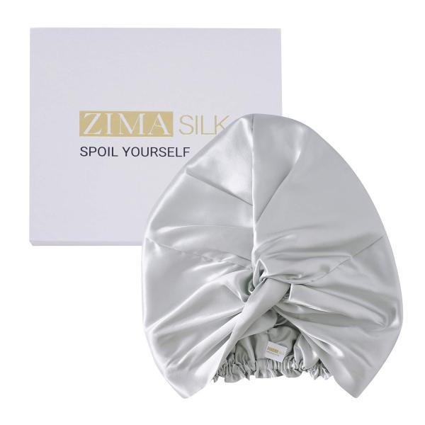 ZIMASILK 桑蚕丝睡帽 B08XJNTPM3