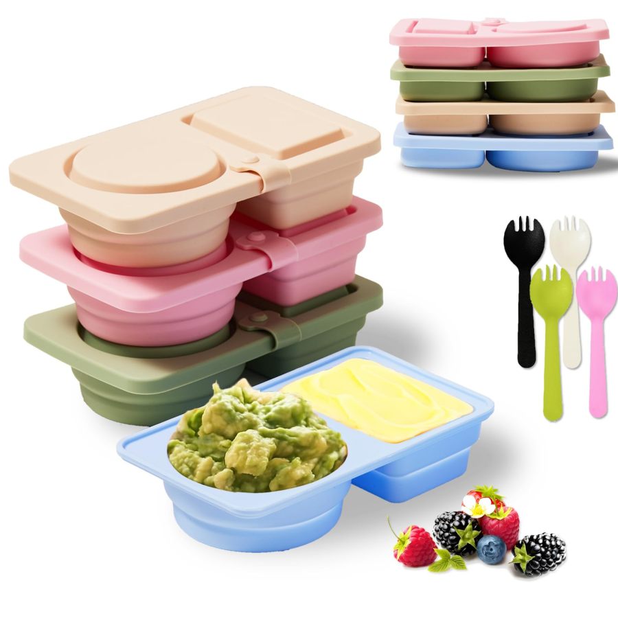 可折叠硅胶食品储存盒