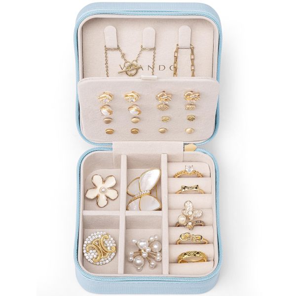 Vlando 旅行首饰盒 B0CSP1Z6QL